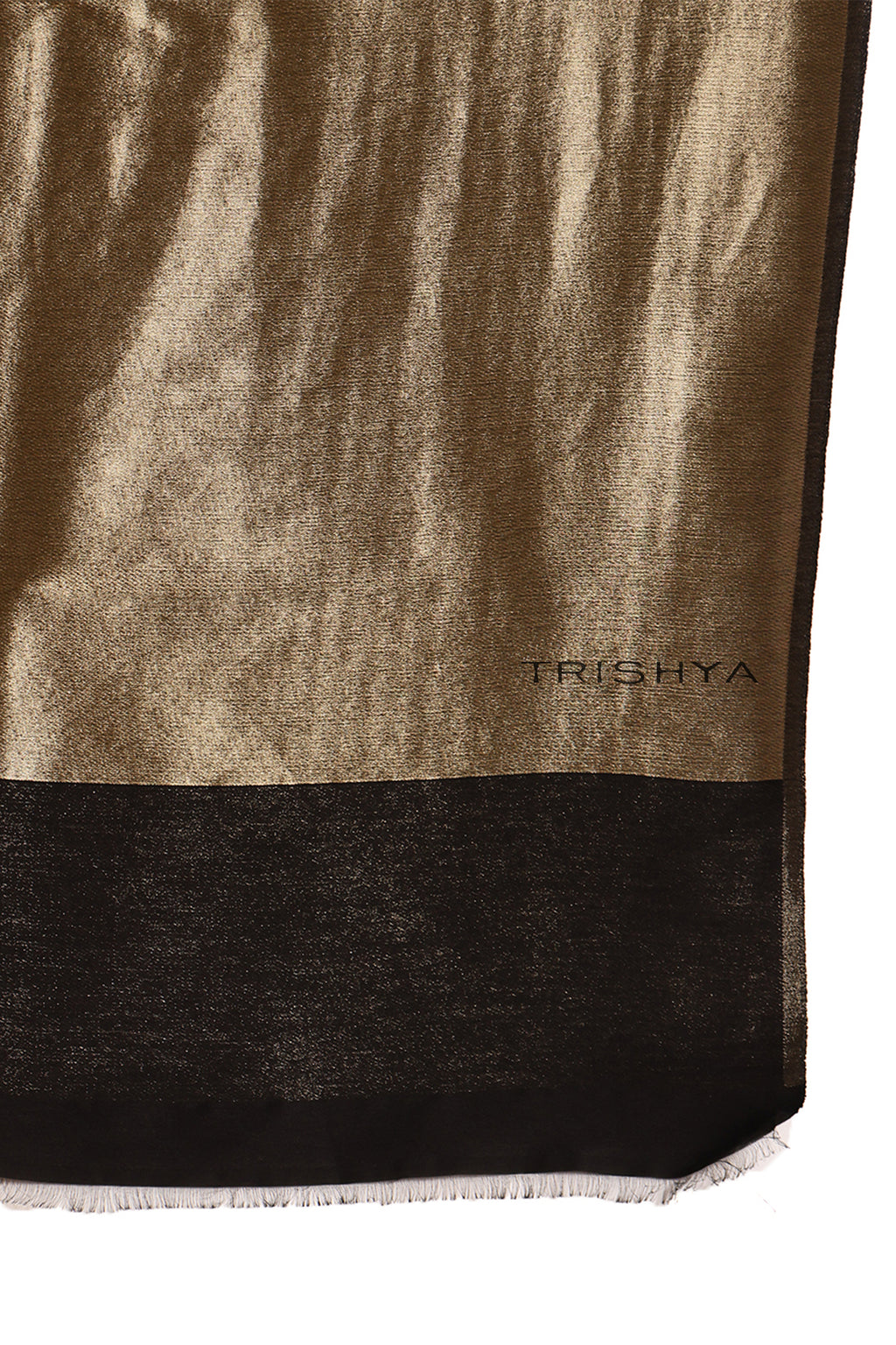 Noor-e-Zari Twilight Reversible Stole in Black