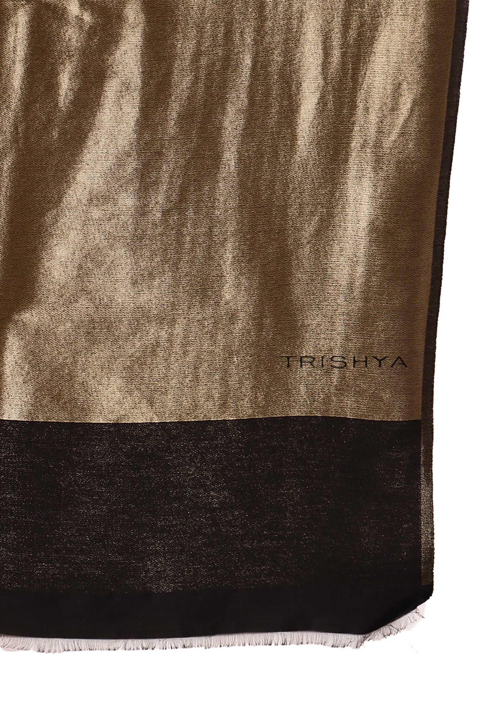 Noor-e-Zari Twilight Reversible Stole in Black