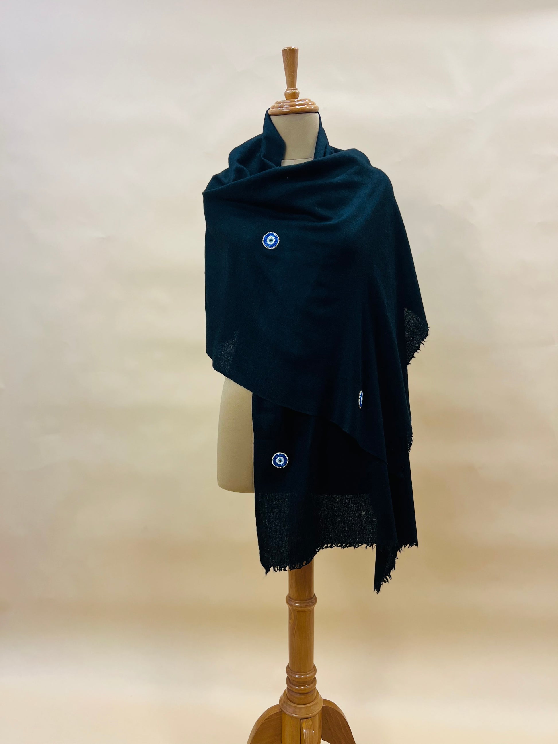 Black Evil Eye Stole