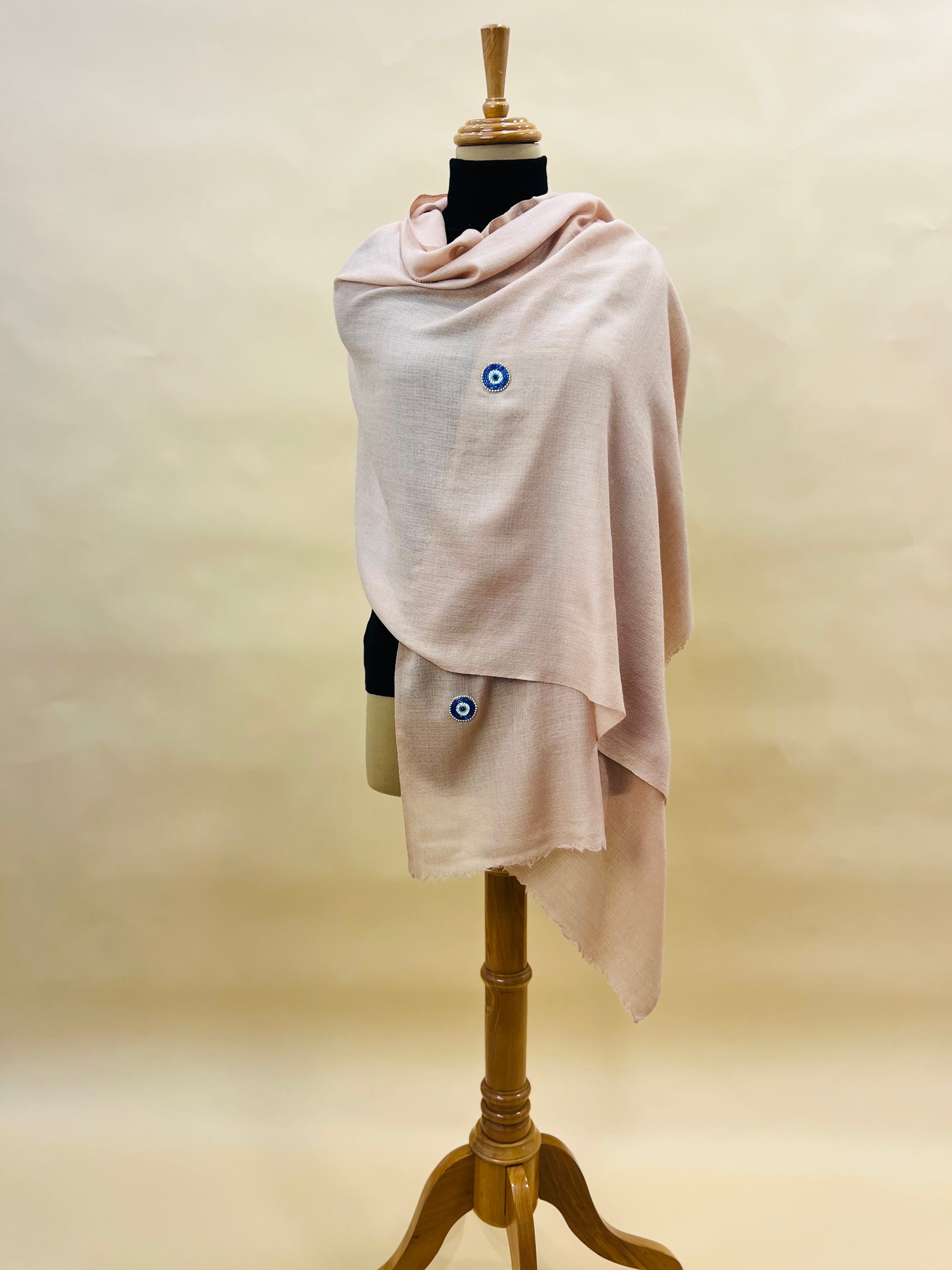 Light Pink Evil Eye Stole
