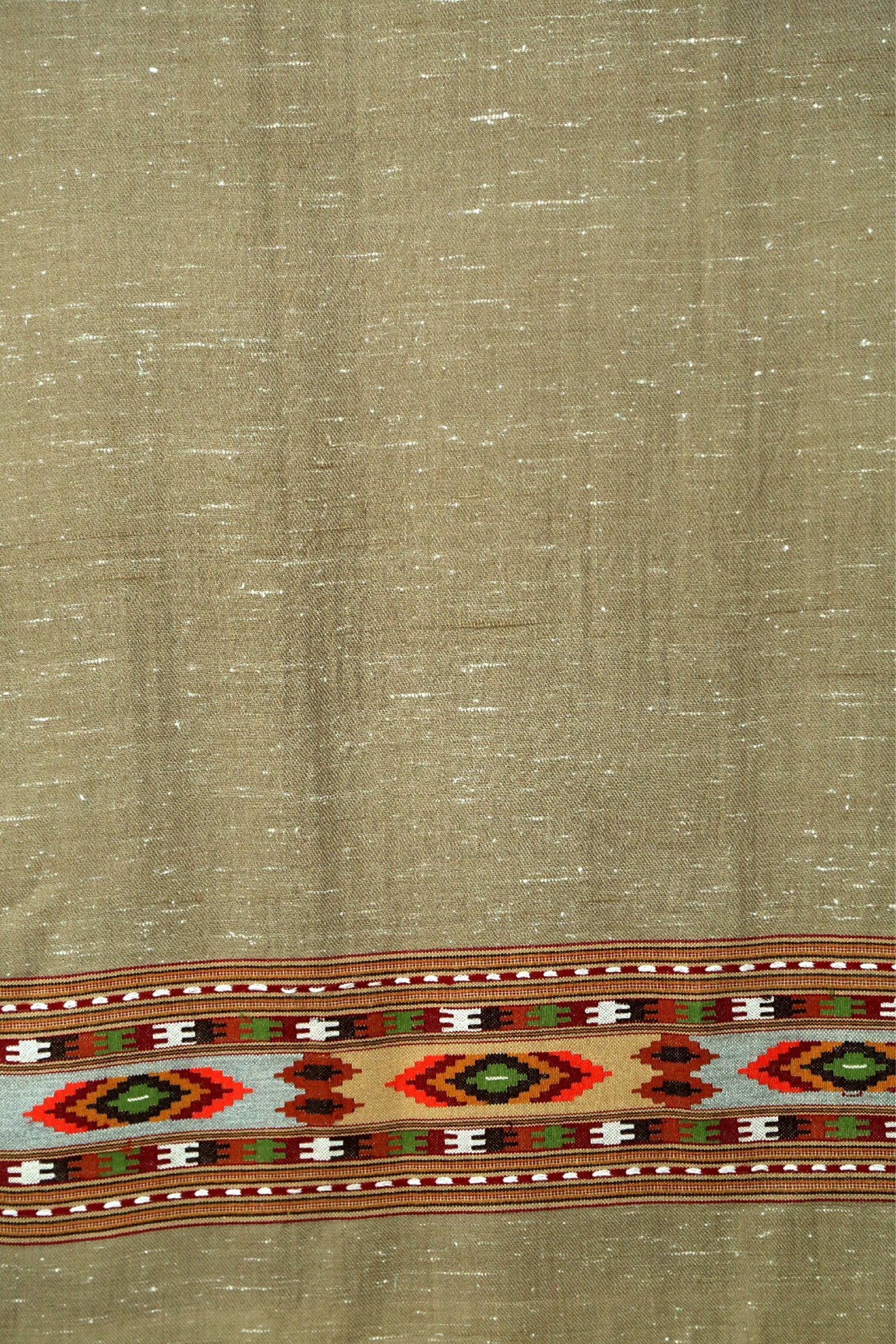 Women Beige Himachali Kinnauri Stole