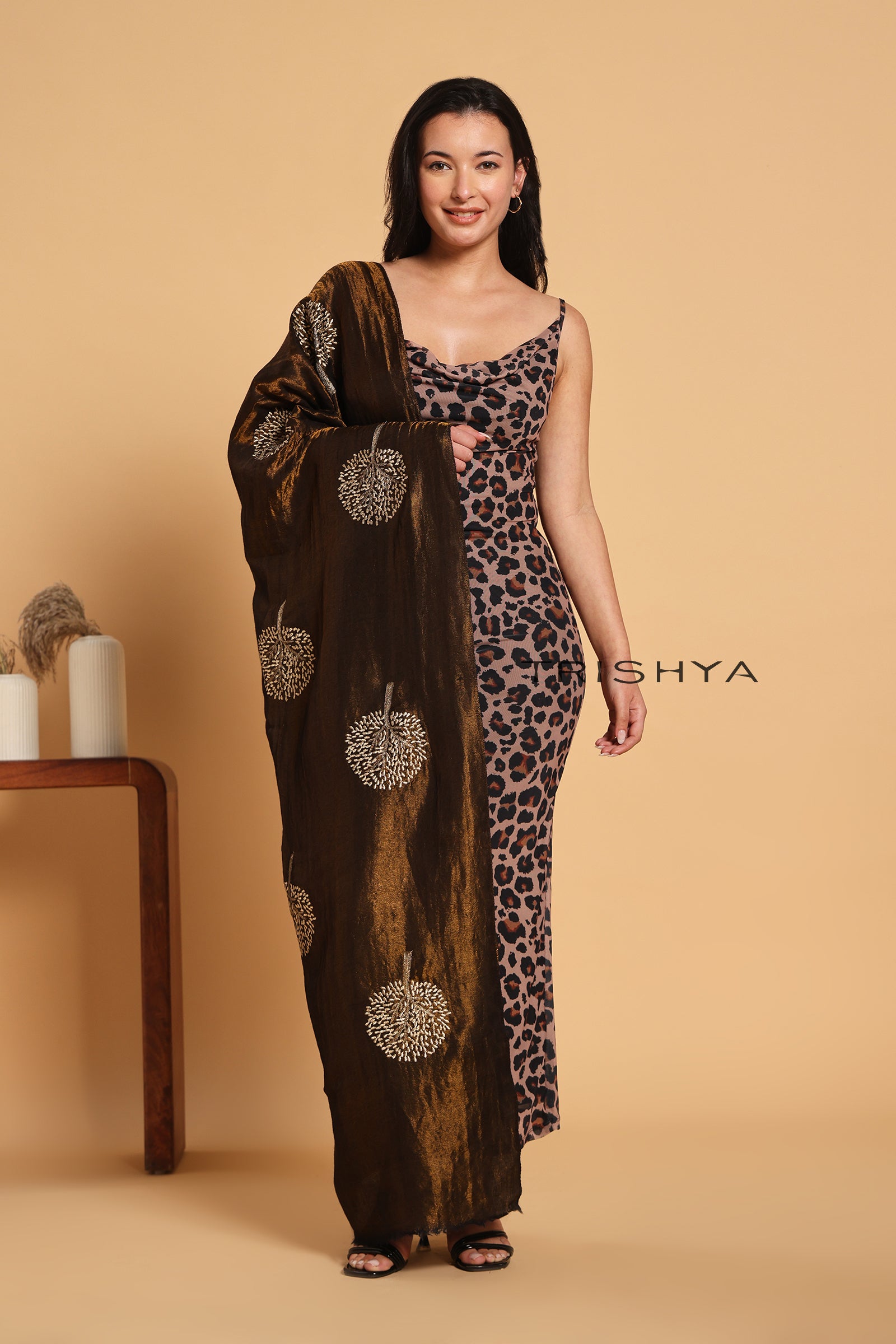 Moonlight Reverisible Tree Work Stole