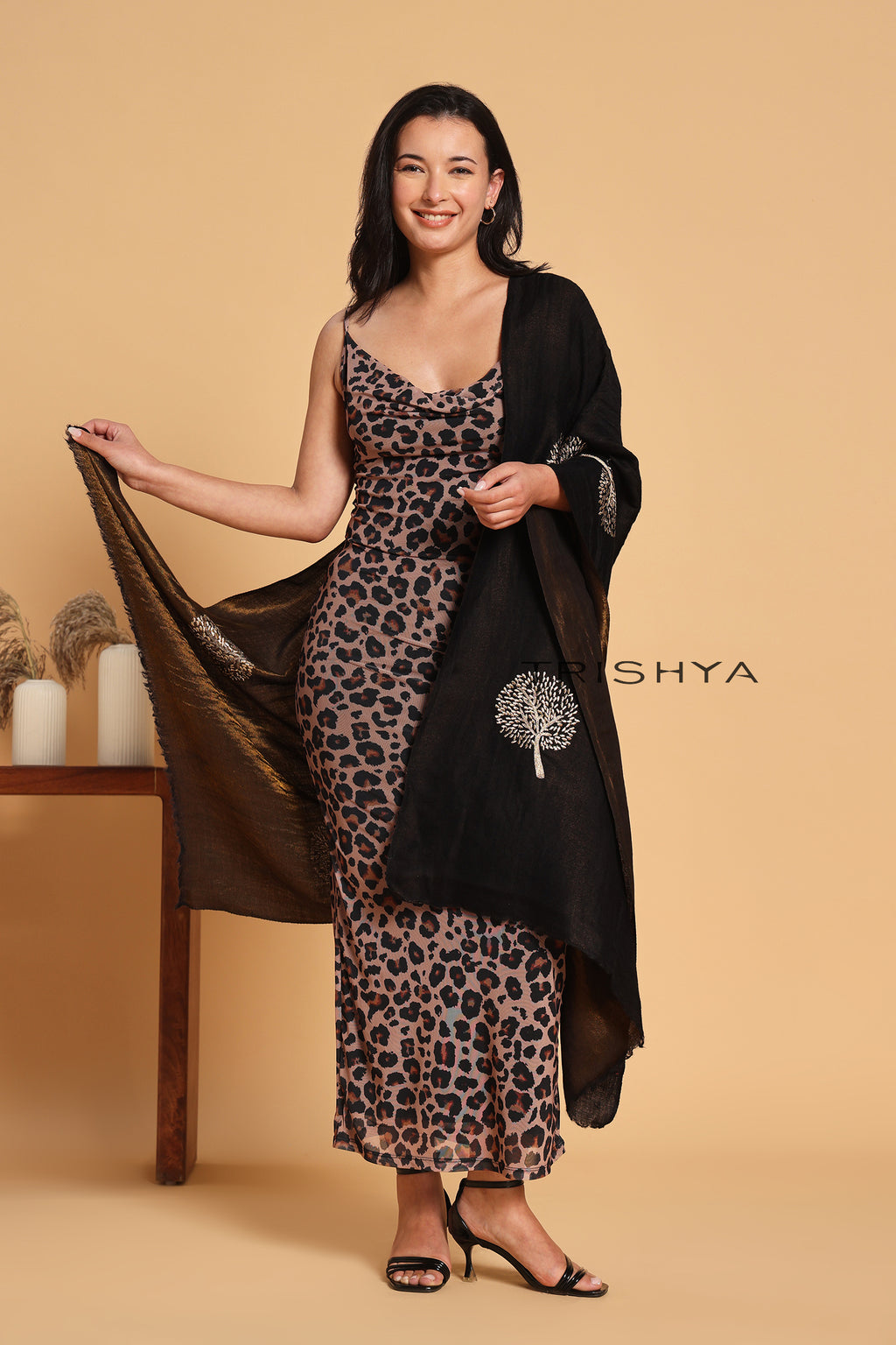 Moonlight Reverisible Tree Work Stole