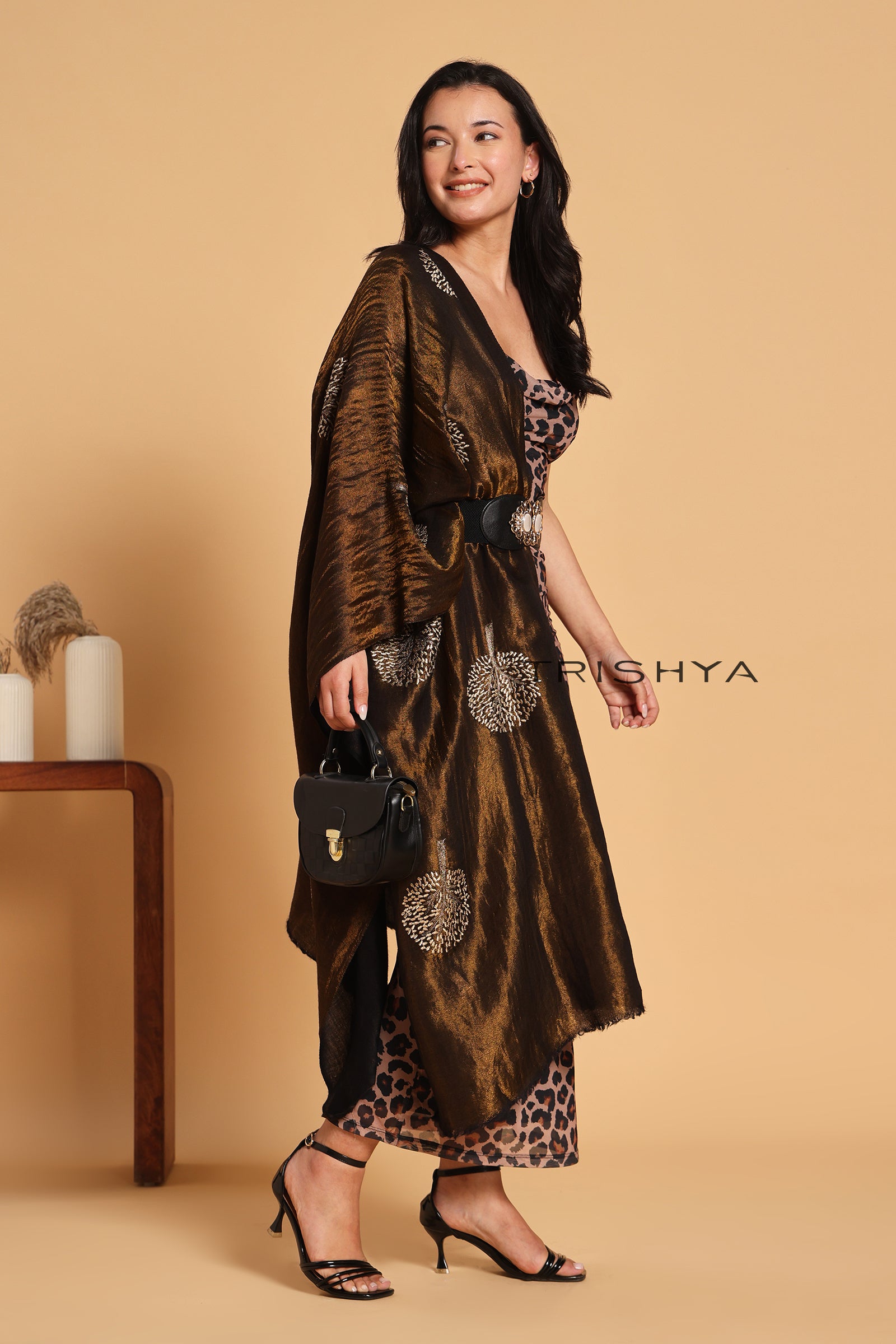 Moonlight Reverisible Tree Work Stole