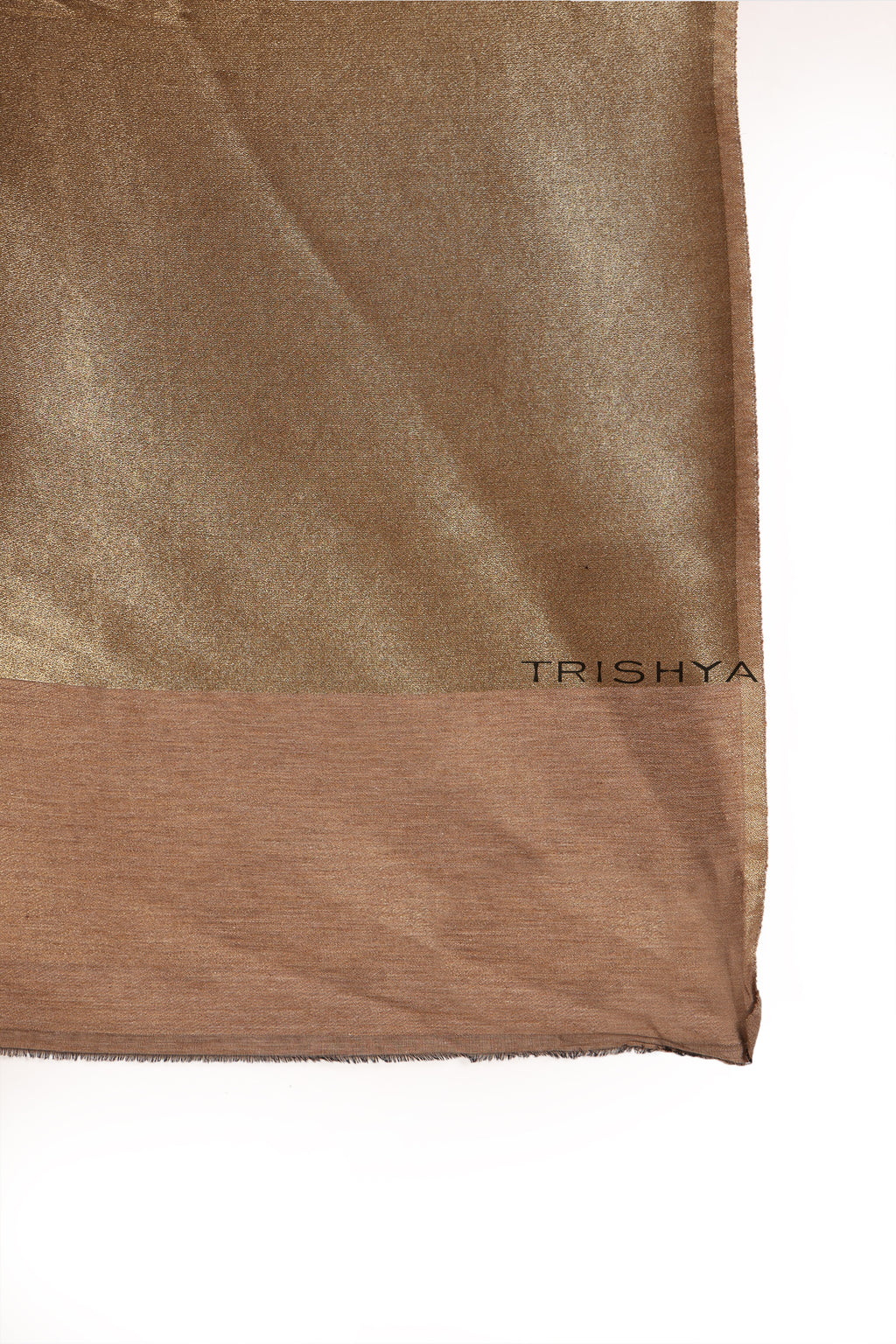 Noor-e-Zari Twilight Reversible Stole in Beige