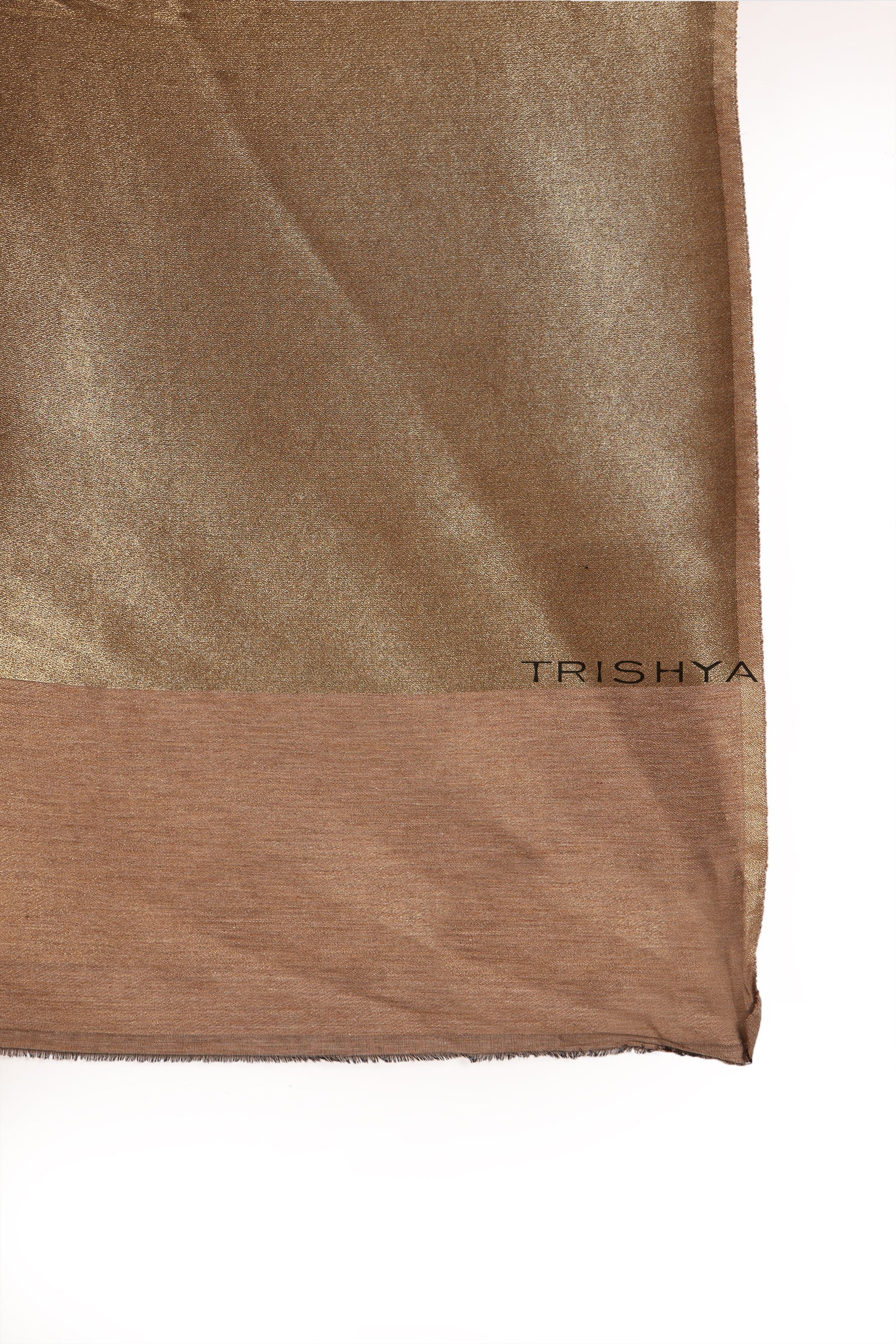 Noor-e-Zari Twilight Reversible Stole in Beige