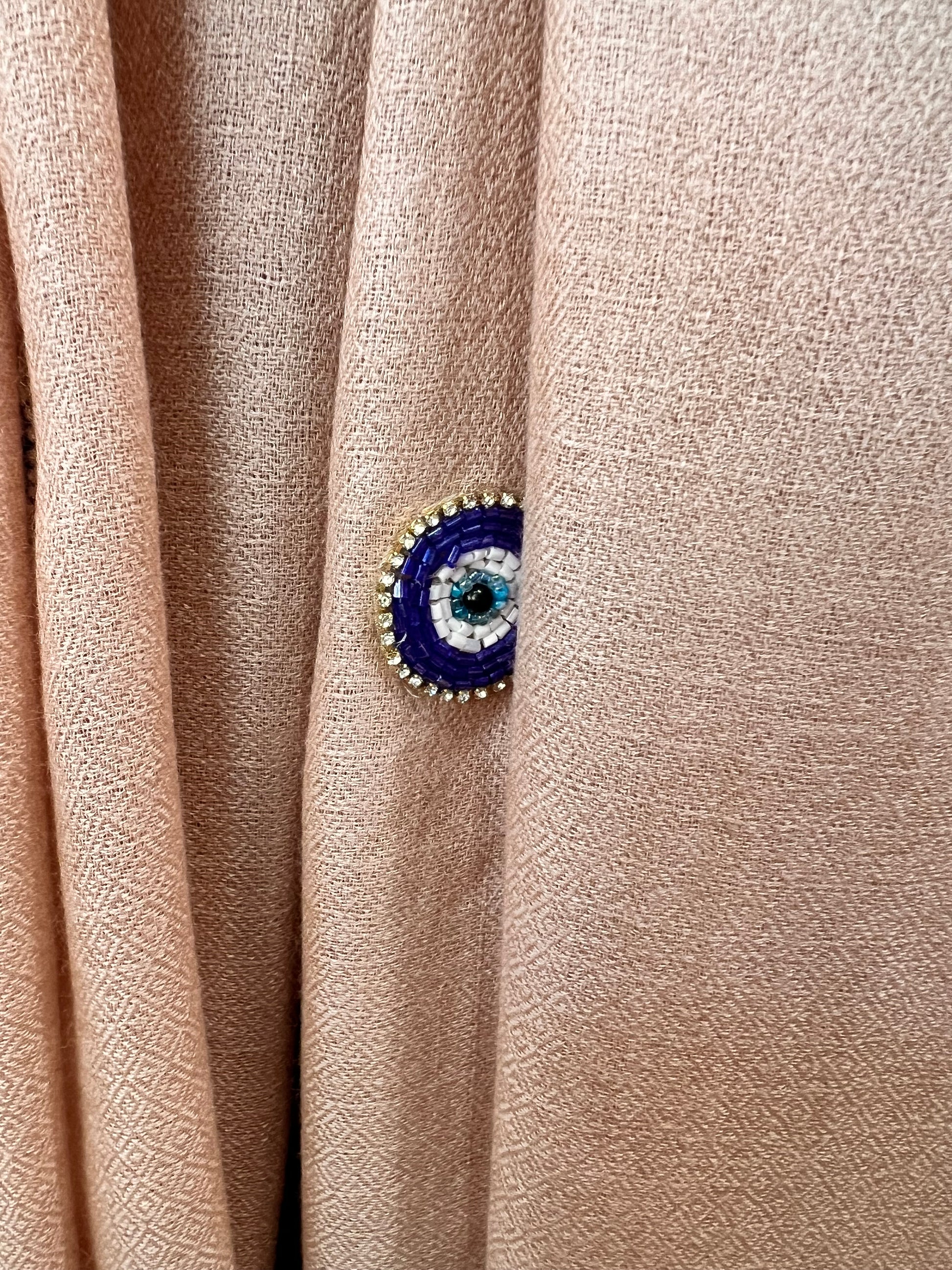 Light Pink Evil Eye Stole