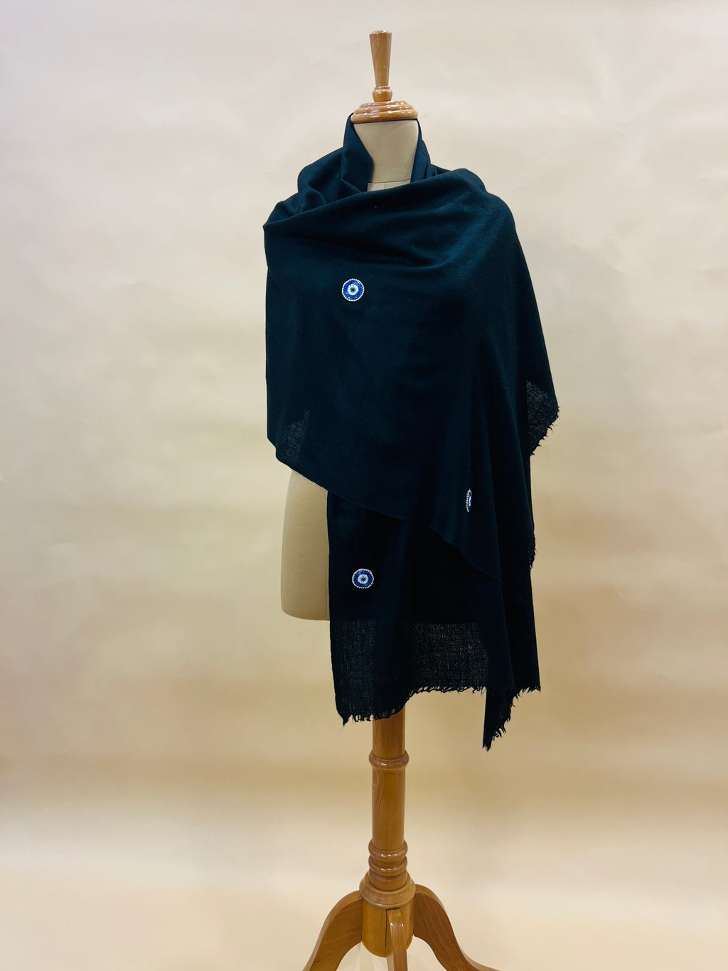 Black Evil Eye Stole