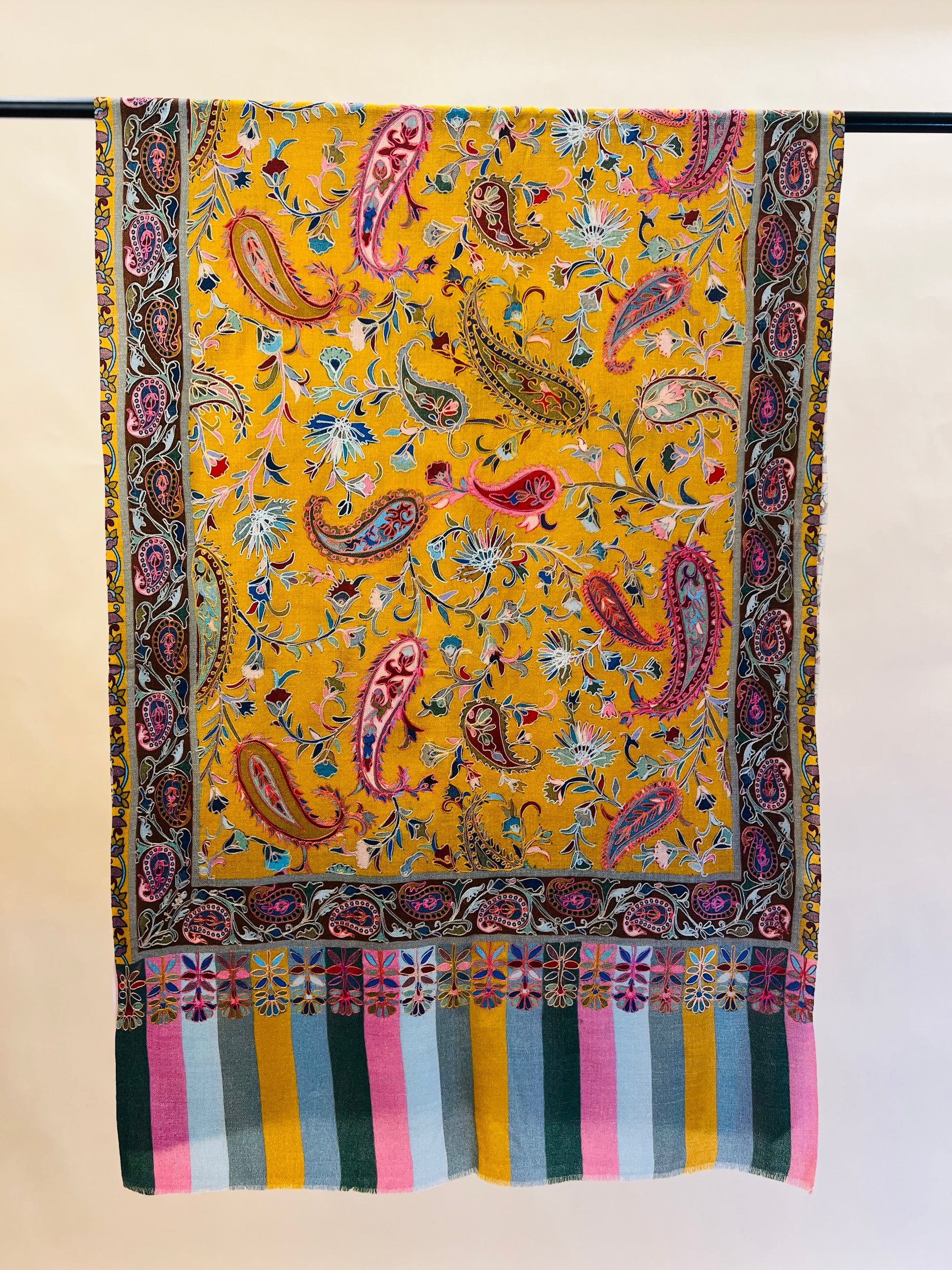 Kalamkari Embroidery Design, Multicolour