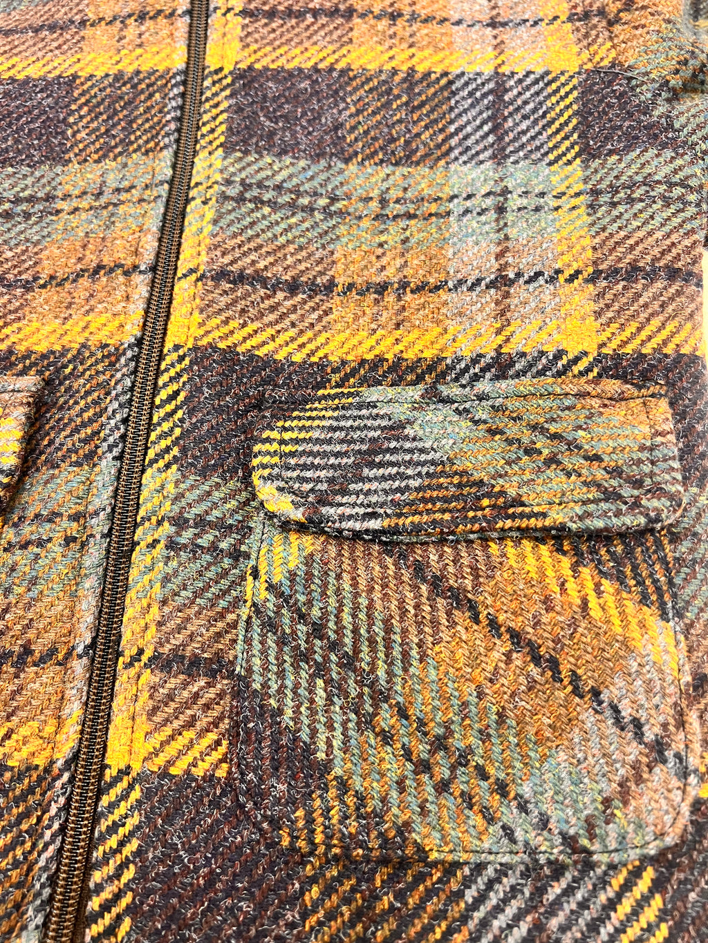 Kids Jacket Tweed Fabric with Fur