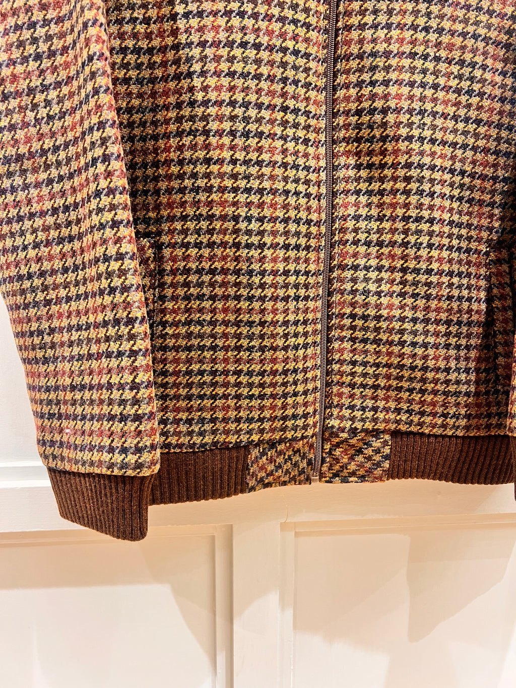 Men Jacket Tweed Fabric