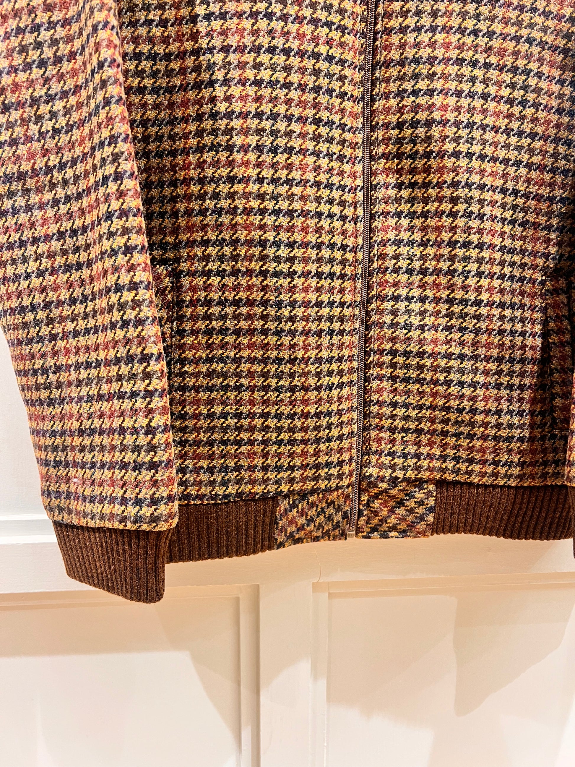 Men Jacket Tweed Fabric