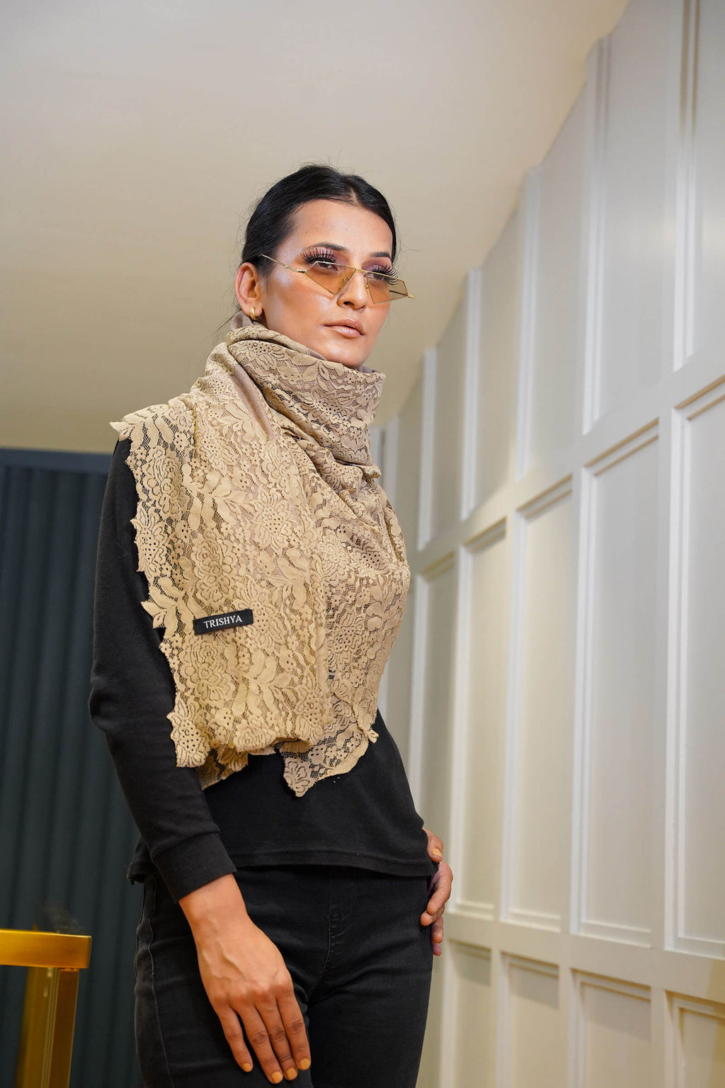 Chantiley Center Panel  Stole