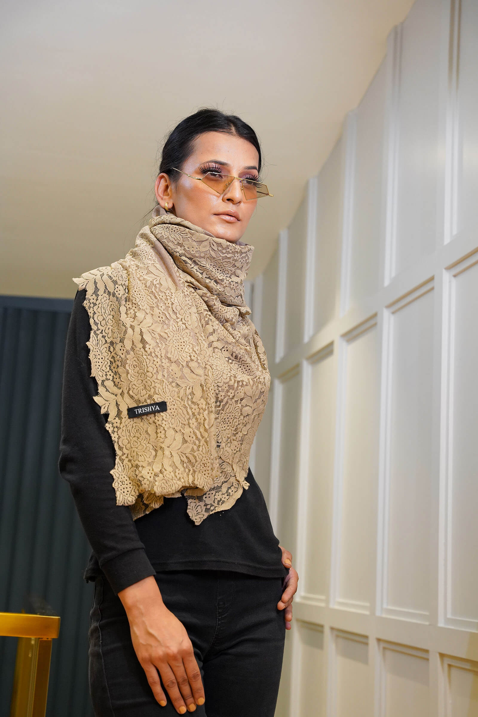 Chantiley Center Panel  Stole