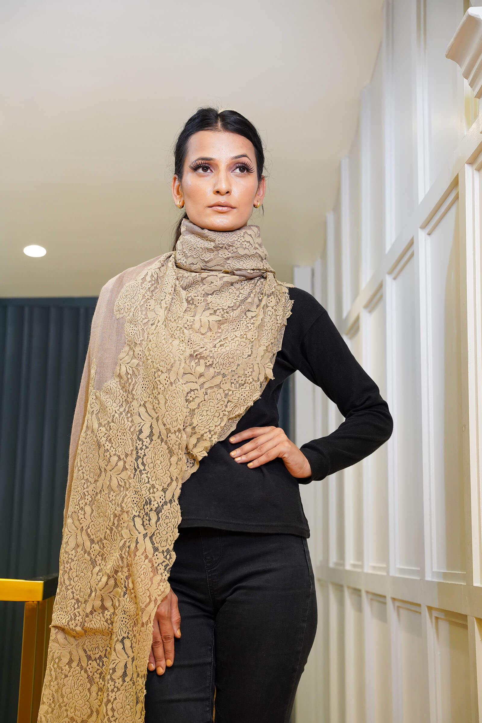 Chantiley Center Panel  Stole