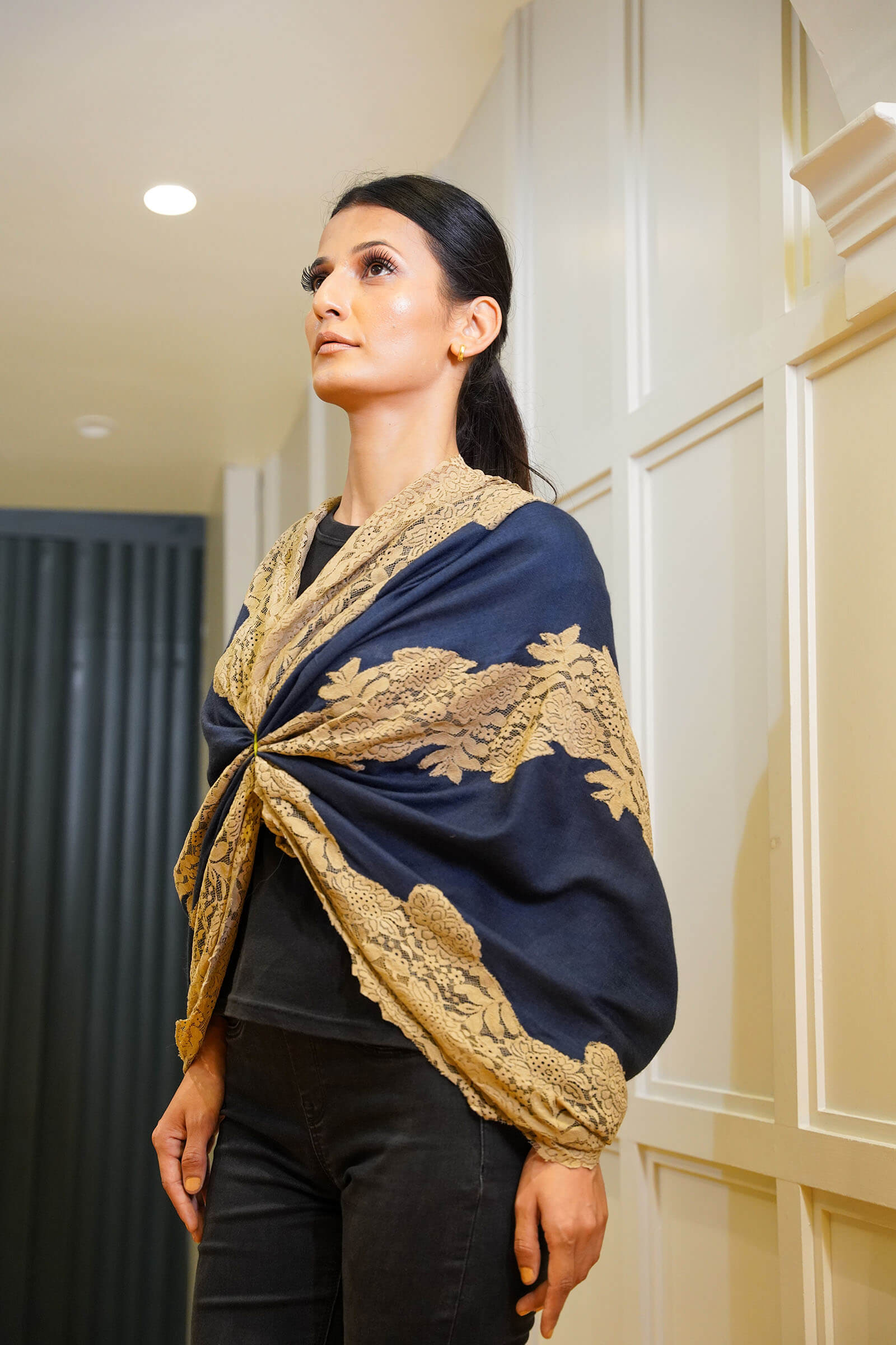 Chantiley Center Panel  Stole