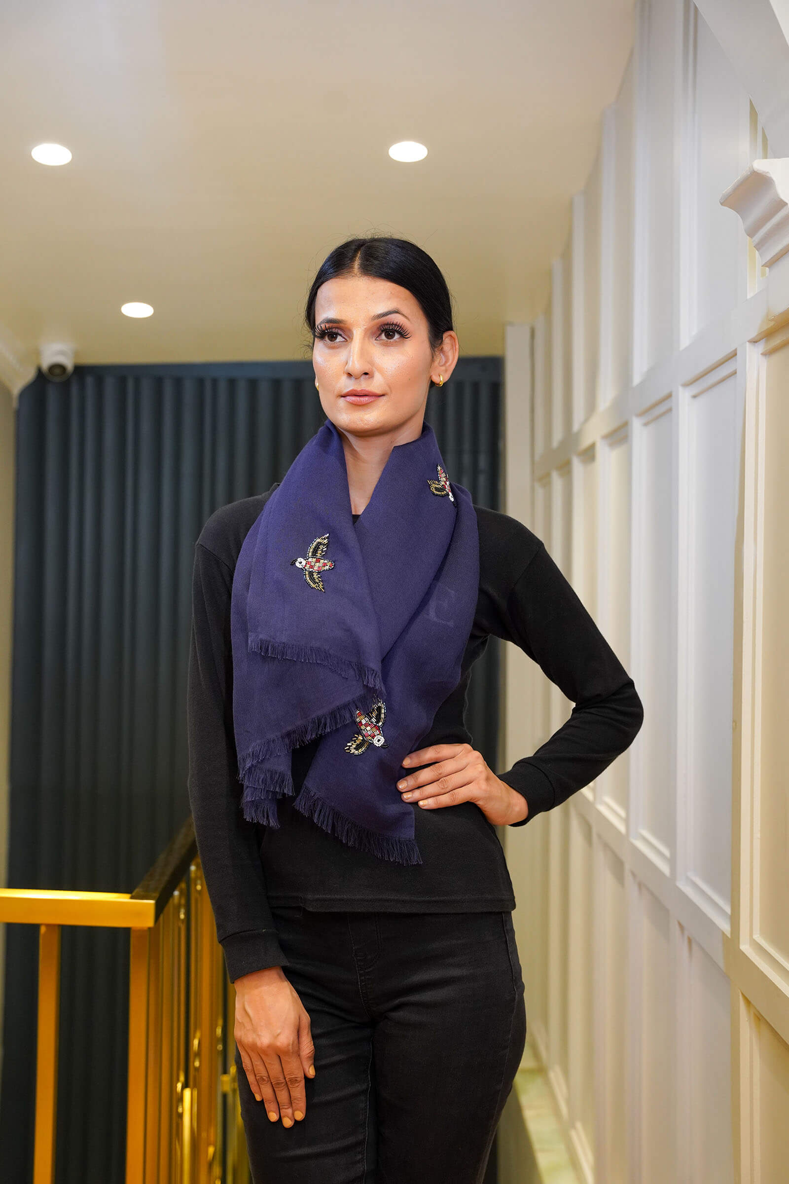Desert Bee Merino Wool Stole