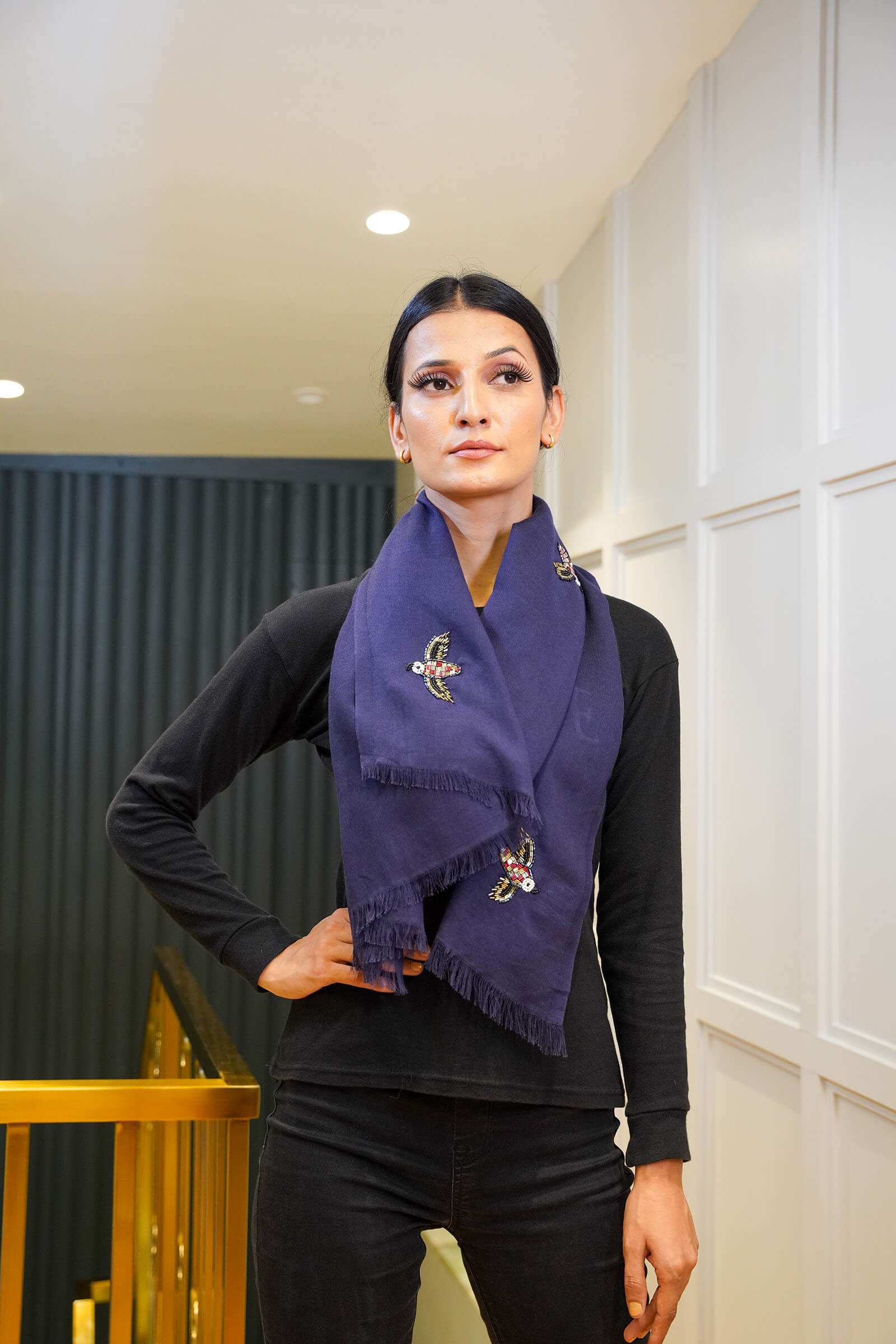 Desert Bee Merino Wool Stole