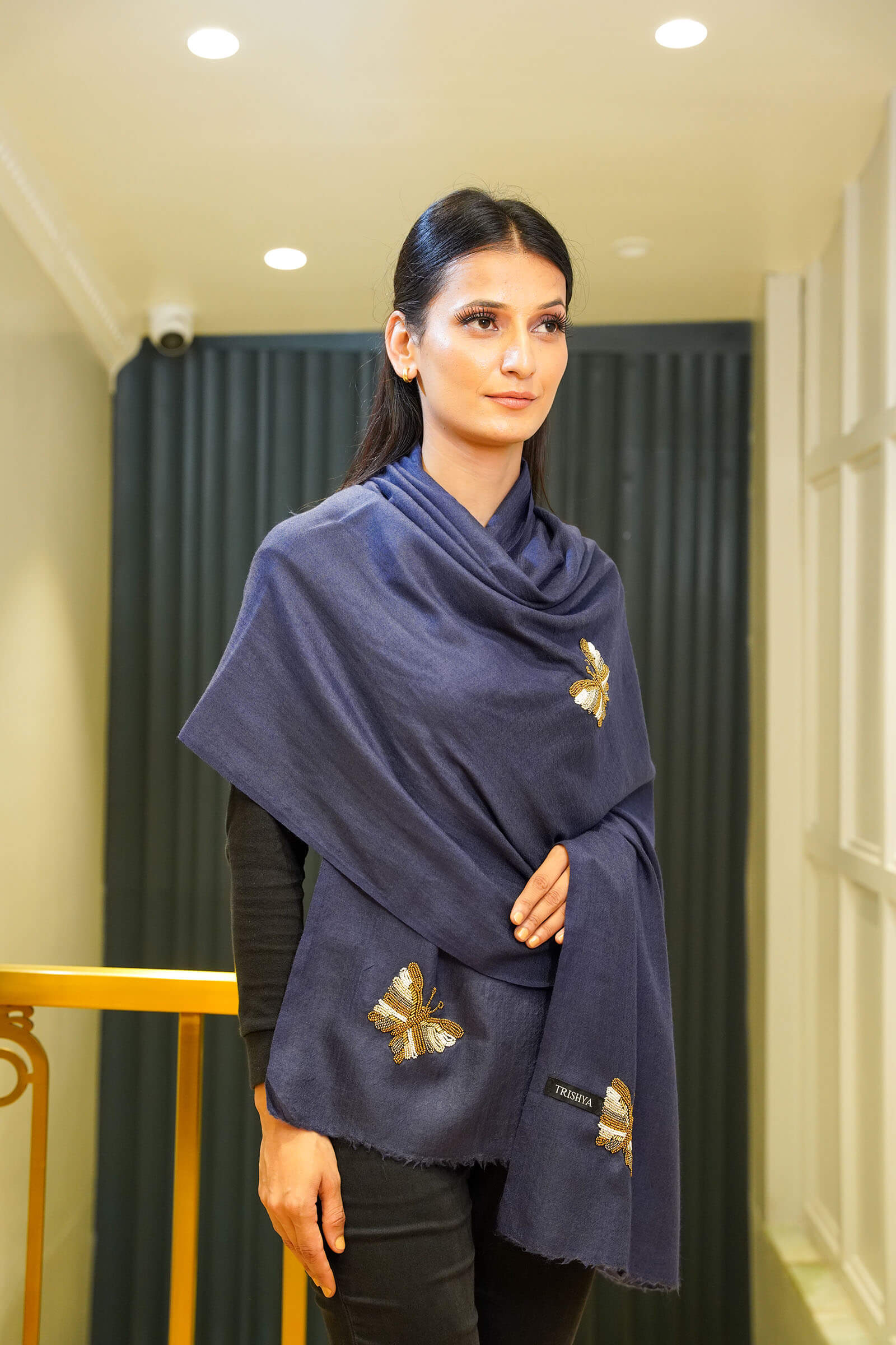 Butterfly Merino Wool Scarf