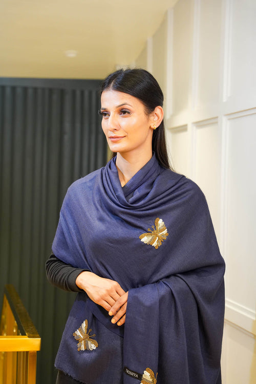 Butterfly Merino Wool Scarf