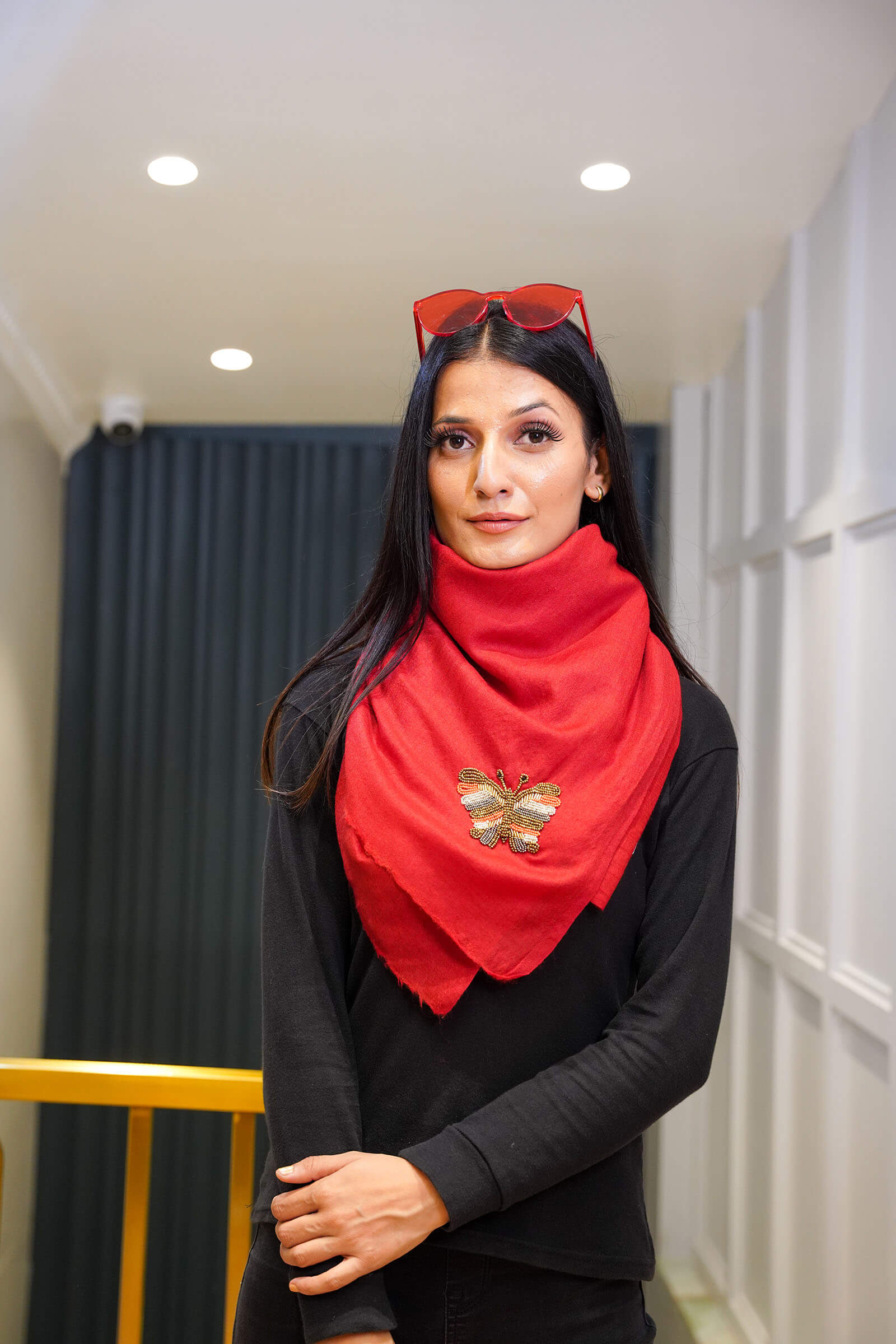 Butterfly Merino Wool Scarf