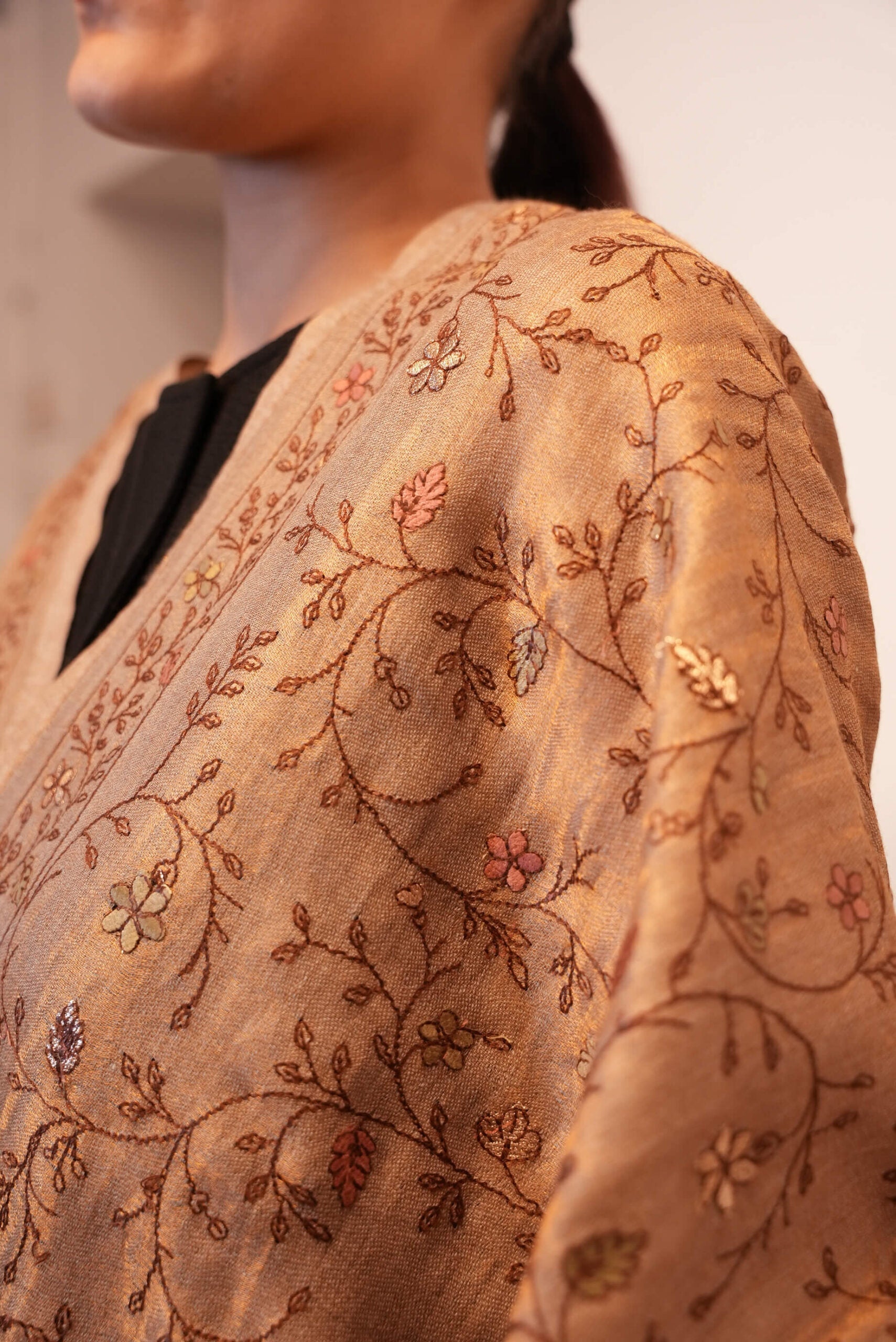 Moonlight Zari Kashmri work Stole