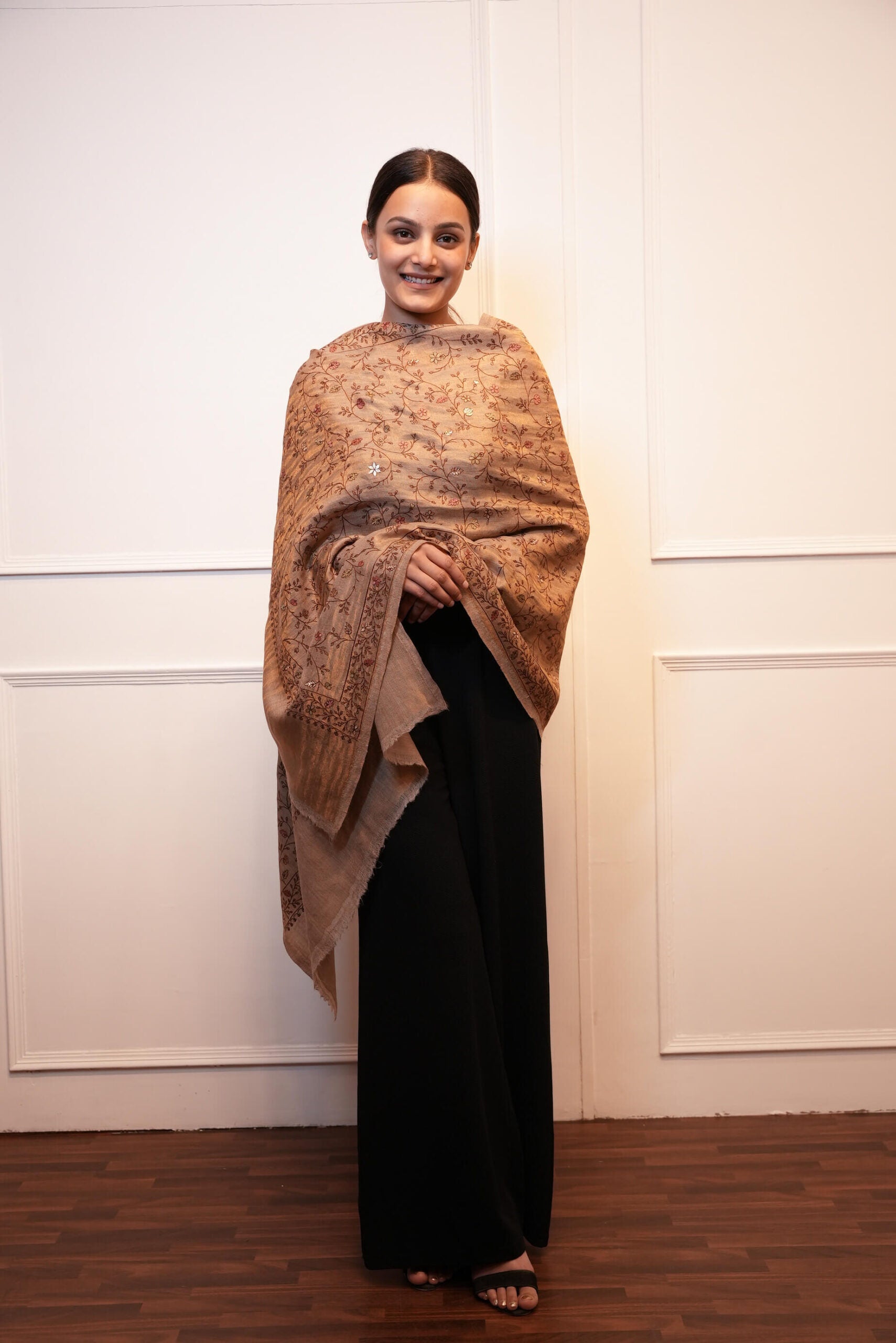 Moonlight Zari Kashmri work Stole