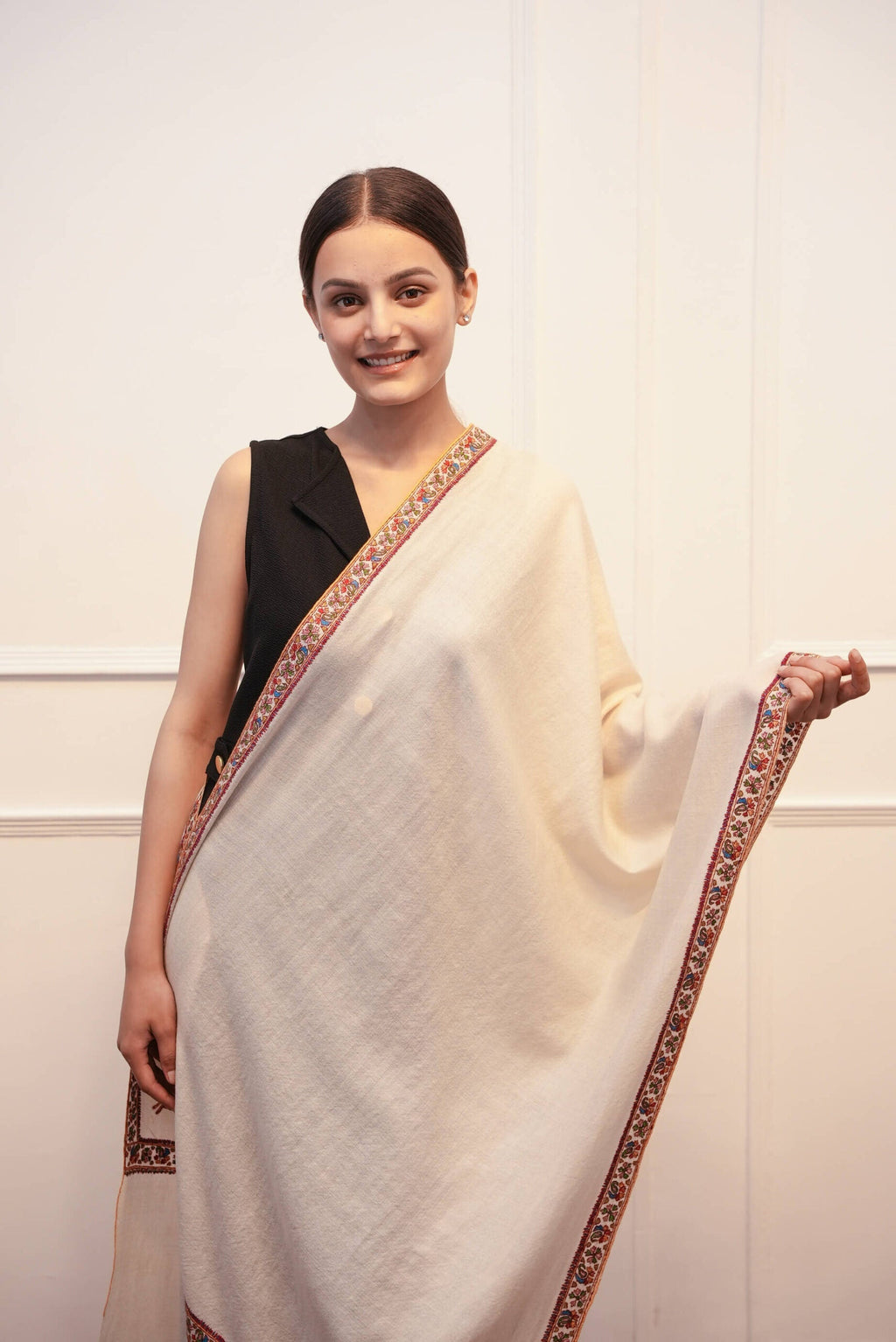 Cashmere Hand Work Stole