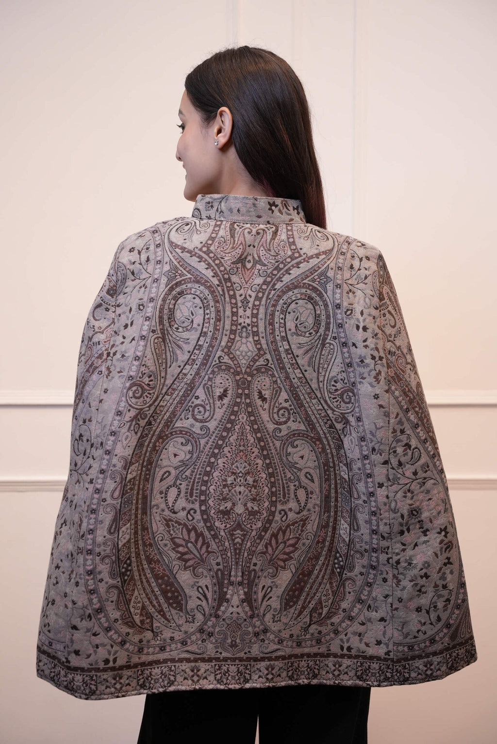 Women Kani Cape Coat Dark Beige