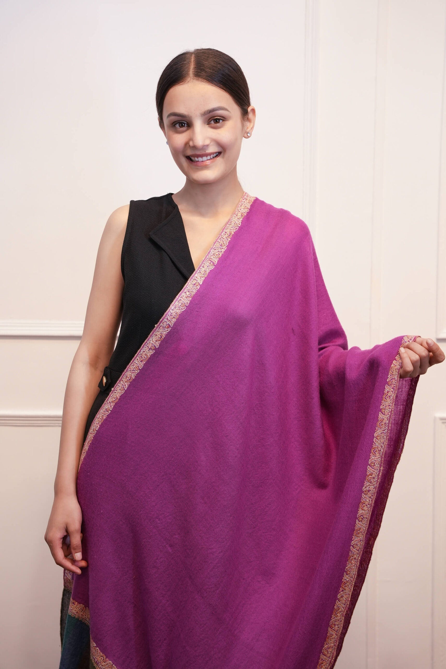 Cashmere Hand Work Stole