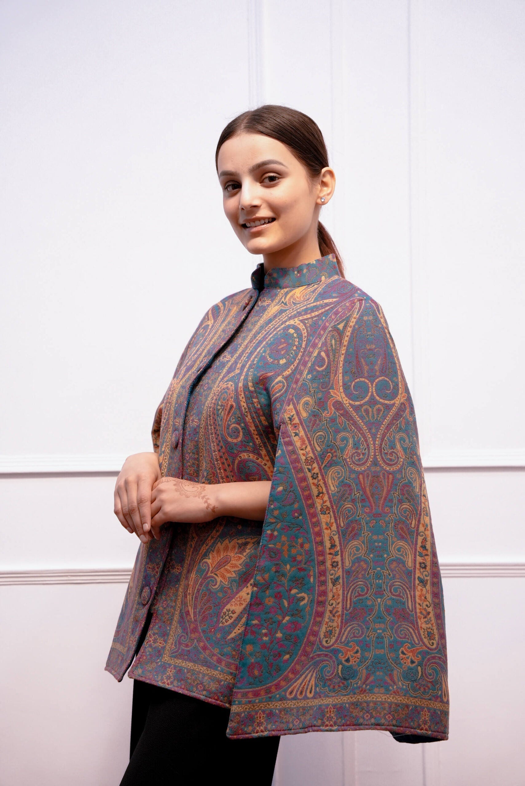 Women Kani Cape Coat