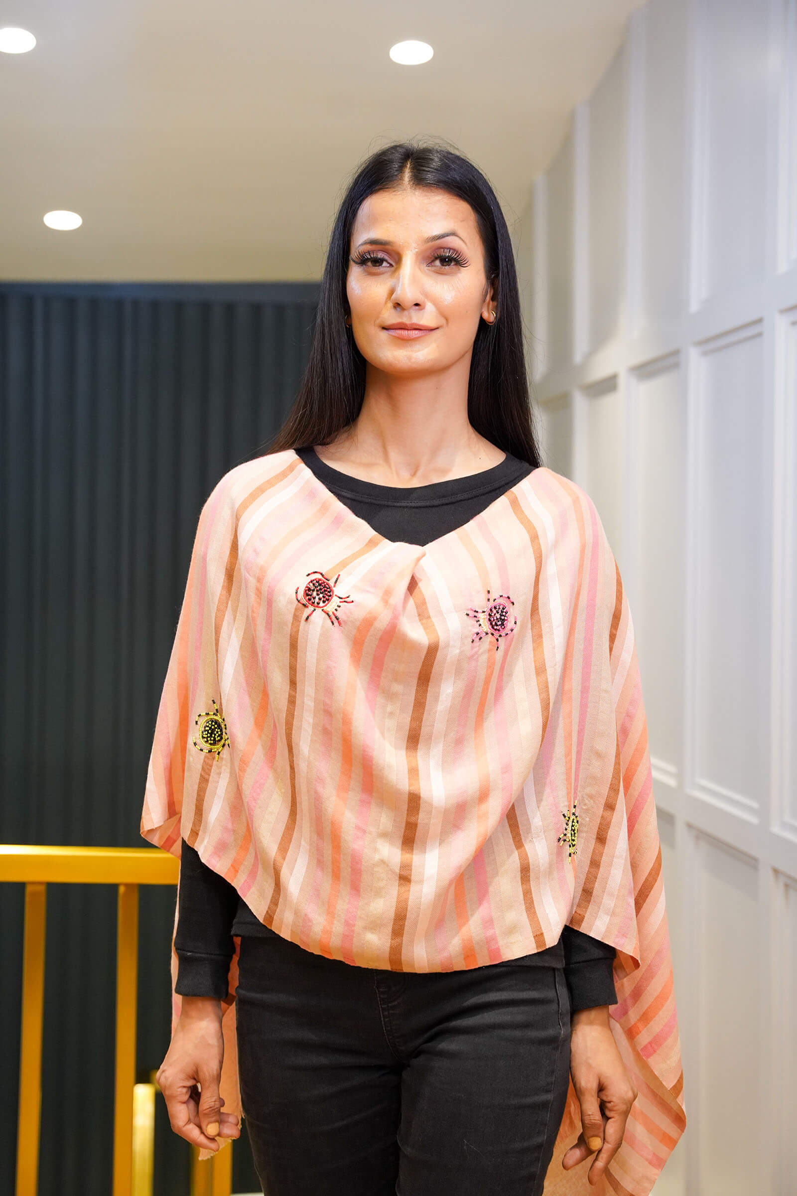 Ladybugs Multicolored Stole